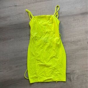 neon short dress